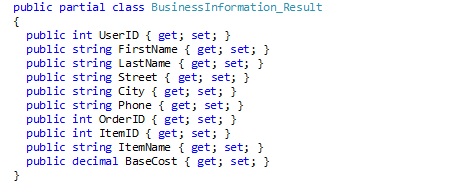 BusinessInformation_Result-Class