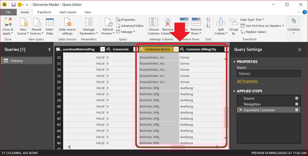 Power BI Value and Table Columns - Figure 04