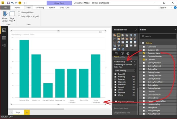 Power BI Value and Table Columns - Figure 05