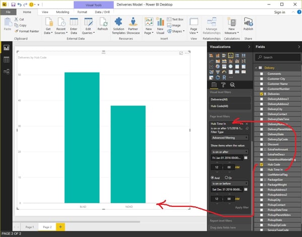 Power BI Value and Table Columns - Figure 09