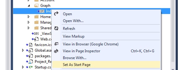 Set as start page