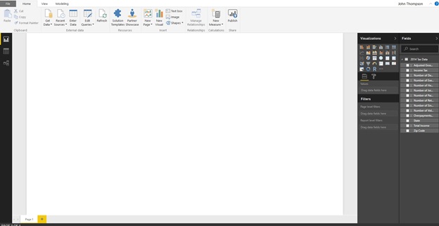 What you'll see on the reports tab