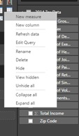 How to pick New Measure