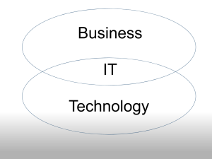 Business/IT/Technology crossover Venn Diagram