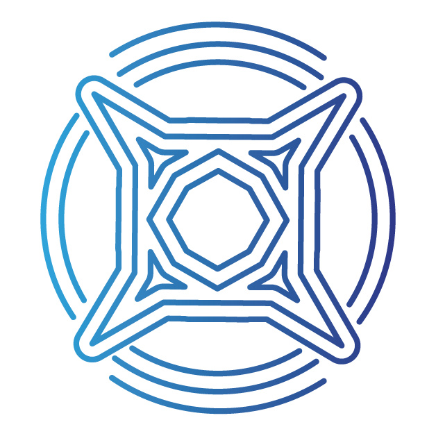 abstract colorful logo representing manufacturing