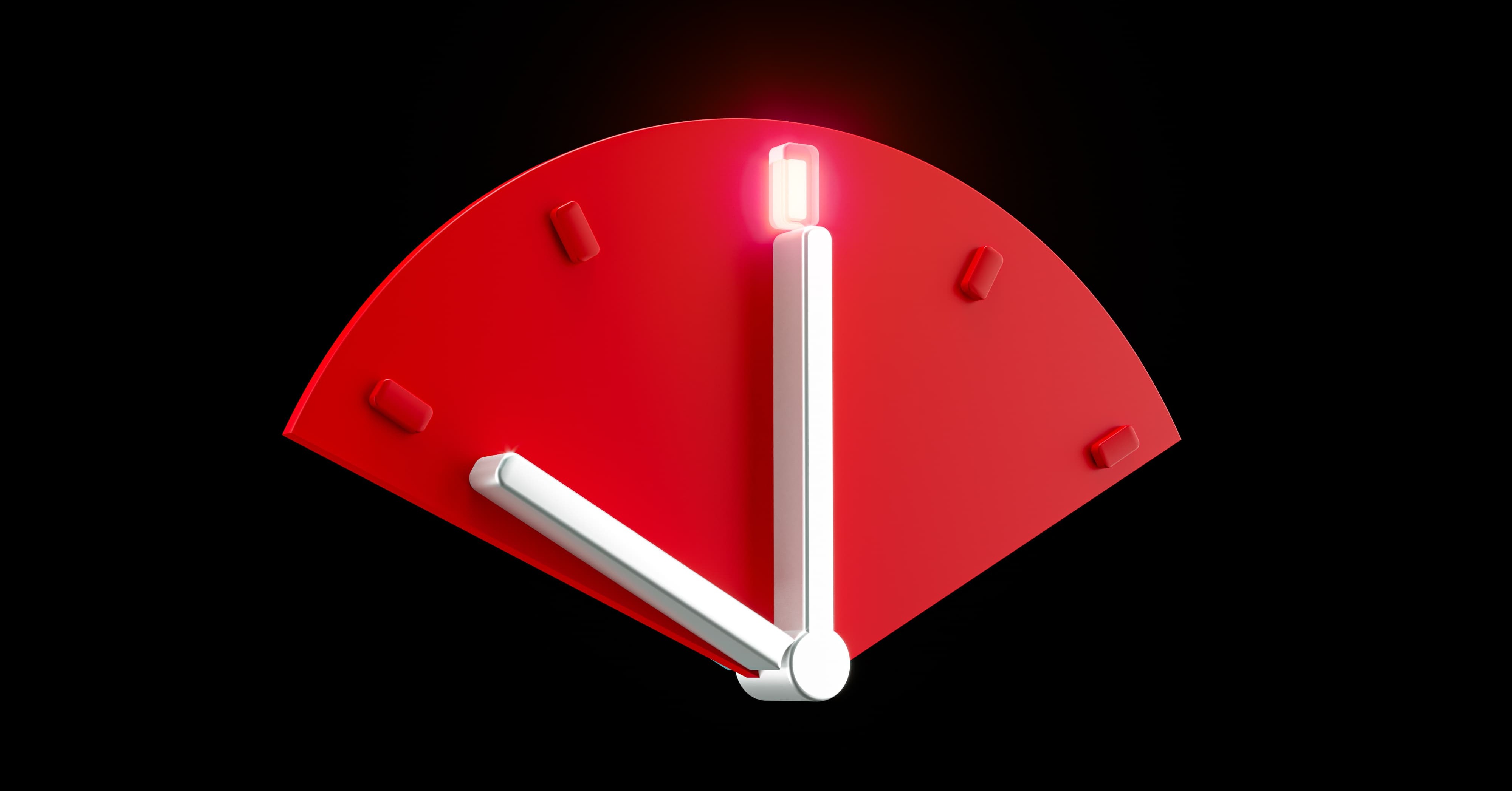 an illustrated graphic of a clock
