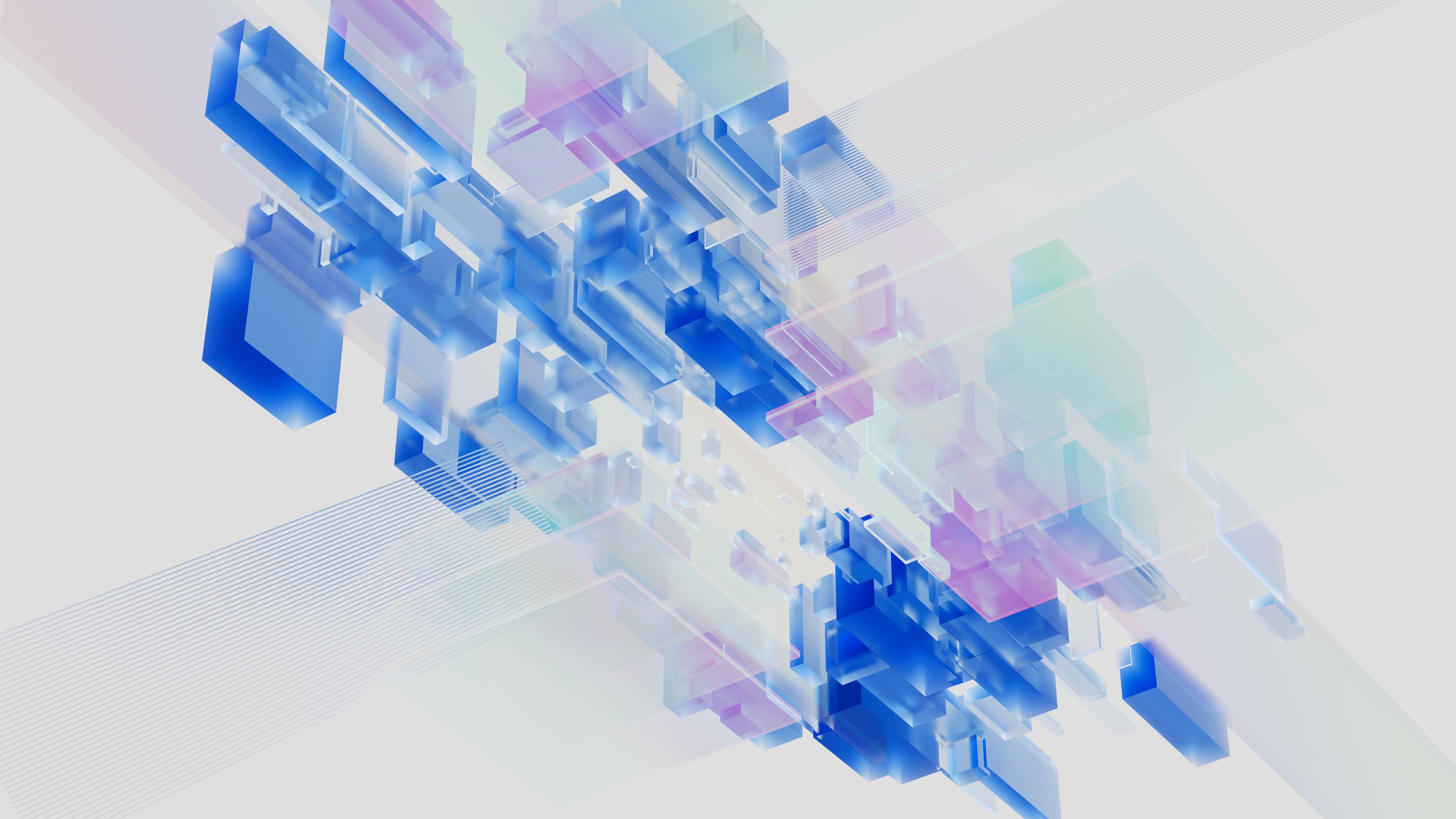 an abstract blue fractal 