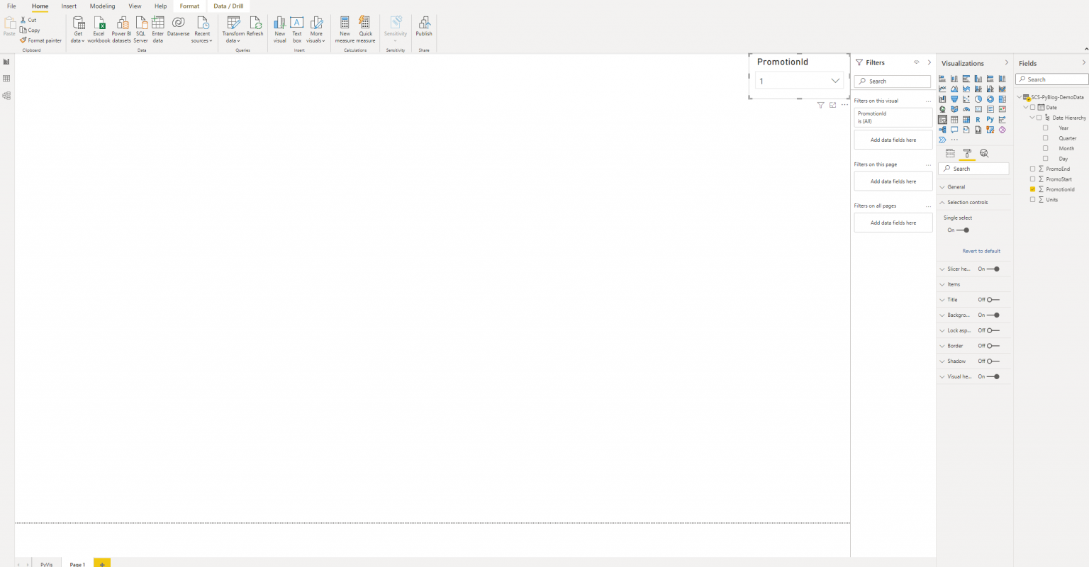 Power BI Python Visualizations - Adding a Vertical Line to a Graph
